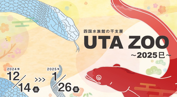 干支展「UTA ZOO～2025巳～」12/14～1/26開催