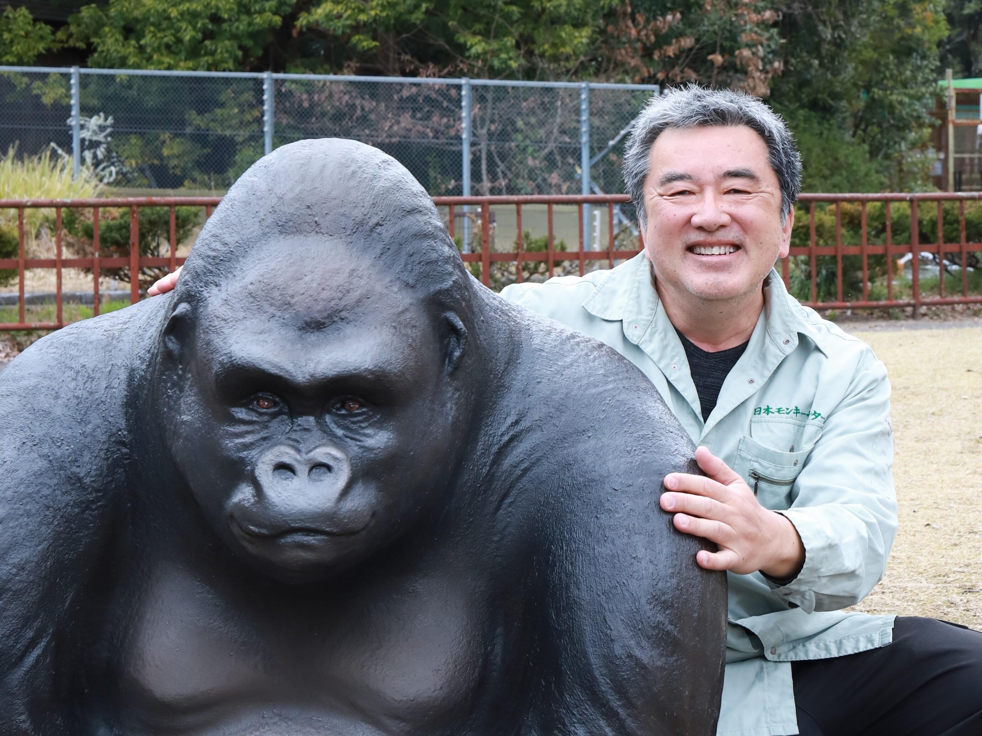 日本モンキーセンター下村氏.JPG